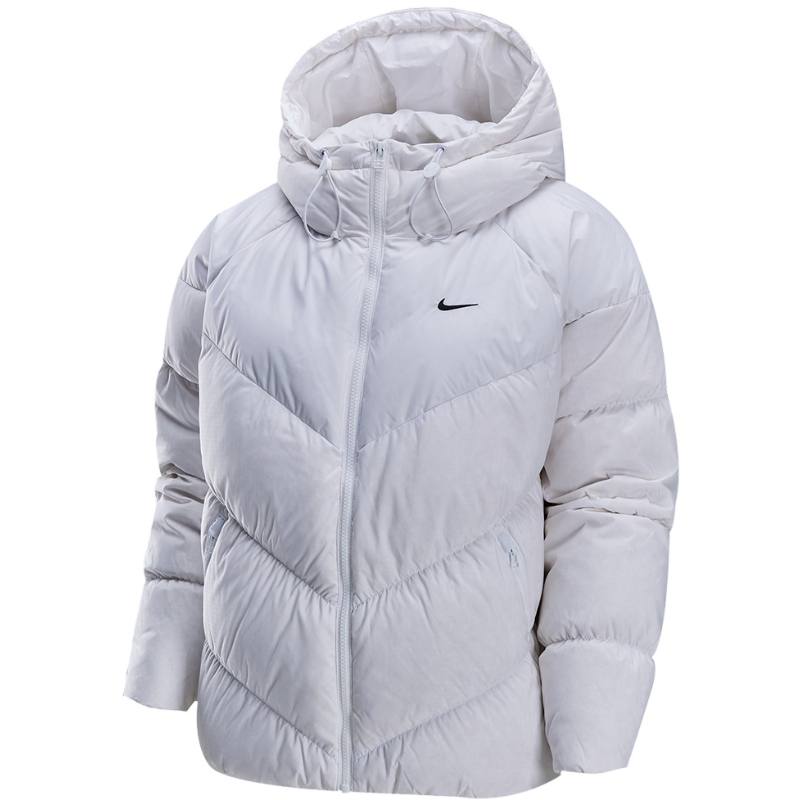 耐克NIKE女装棉羽 2024冬季运动服户外防风保暖时尚休闲外套连帽羽绒服 HF7871-100