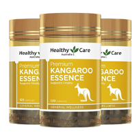 Healthy Care袋鼠精华胶囊120粒*3瓶 男性保健品滋养肾脏改善提高精力精子活力 强健体魄重振雄风