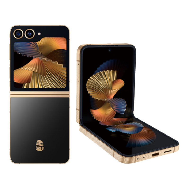 三星 Samsung 心系天下 W25 Flip(SM- W7025)12GB+512GB 陶瓷黑 折叠屏手机