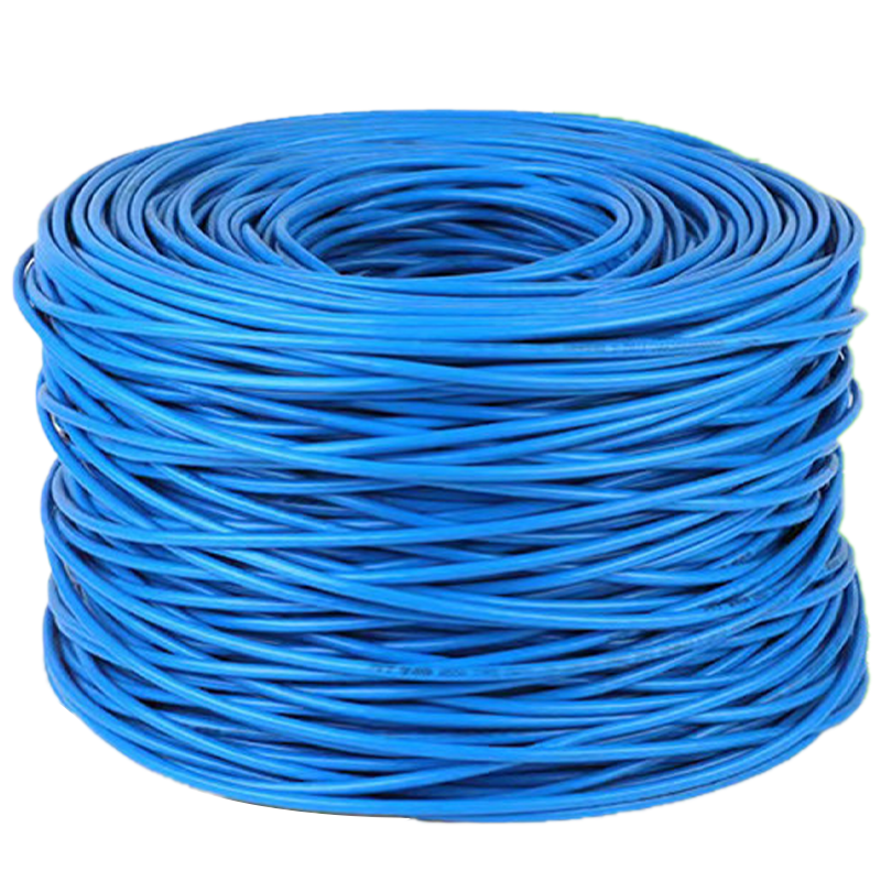 安普诺弗珂 六类千兆网线[六类千兆]0.58铜包银-蓝色 100m (单位:卷)