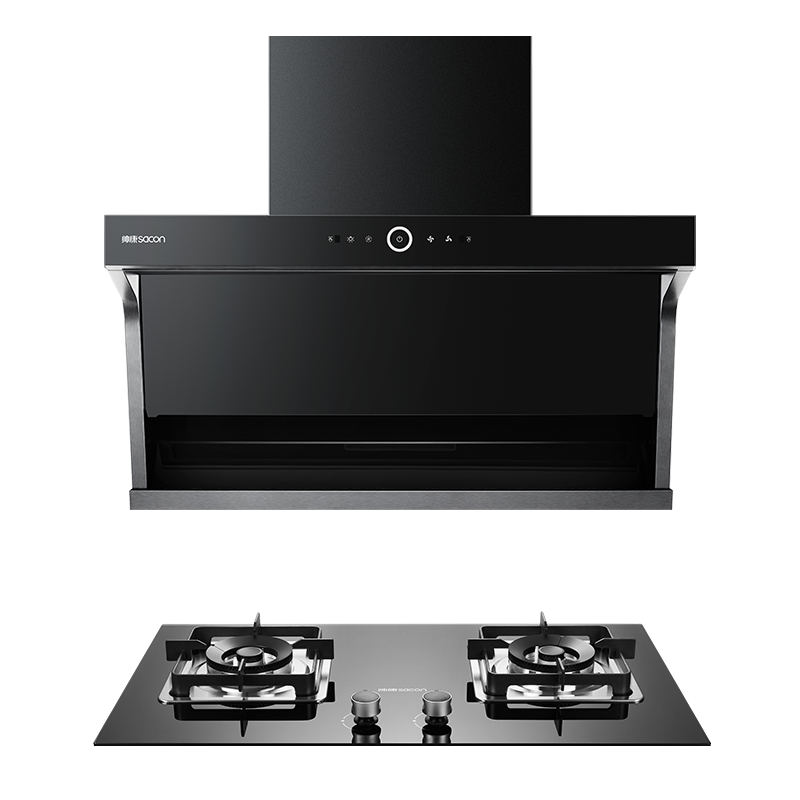 帅康(sacon)Y8273+LB850B1烟灶套餐抽油烟机顶侧双吸23立方大吸力家用抽烟机燃气灶吸油烟机灶具套装液化气