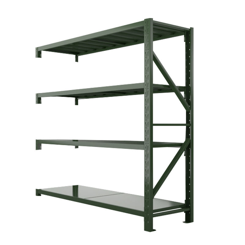 帅畅消防铁锹镐农具摆放架安保装备器材存放架绿色货架存放架重型-副架