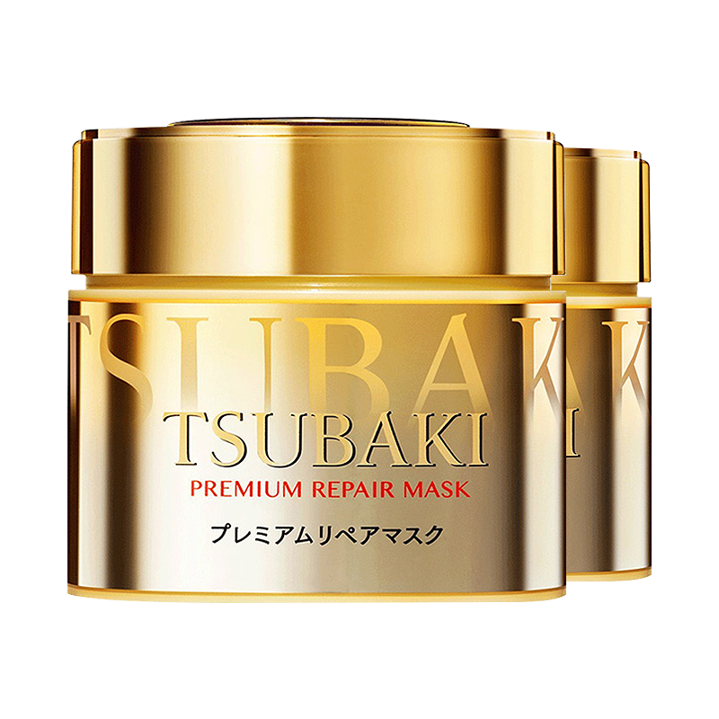资生堂(Shiseido)TSUBAKI丝蓓绮金色发膜180g 2瓶