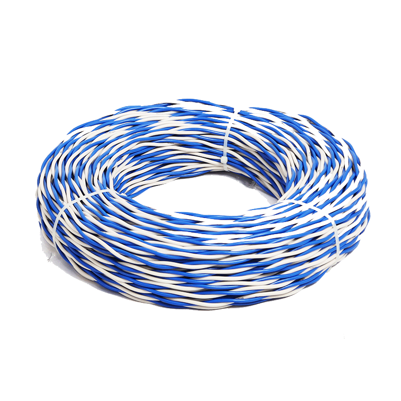 沈阳电线电缆有限公司 阻燃铜芯绝缘双绞线 ZR-RVS 300/300V 2*0.75~2*2.5平方 蓝白色