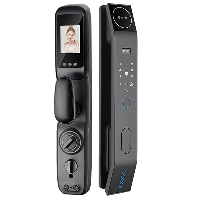 凯米德T2人脸识别高清可视猫眼 智能锁