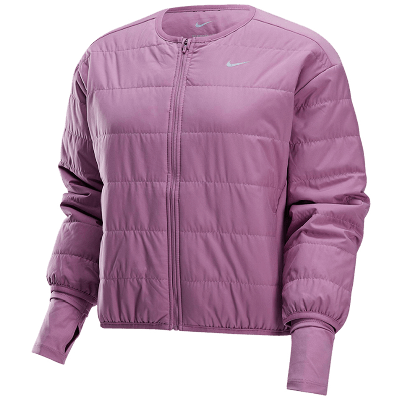 NIKE耐克女子运动休闲棉衣秋冬新款夹棉服保暖夹克外套FB7512-523