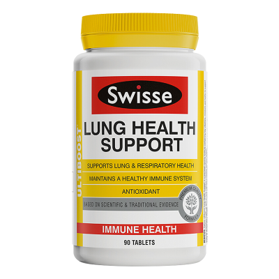Swisse斯维诗 护肺润肺草本清肺灵清肺片90片 吸烟清肺去除肺部粉尘灰尘