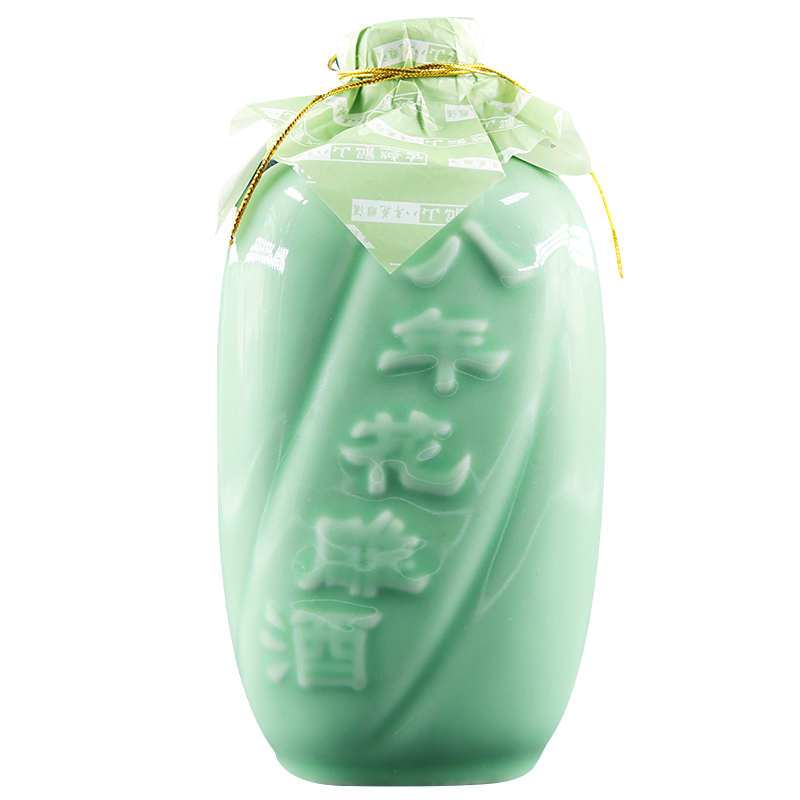 古越龙山 绍兴黄酒 青瓷八年陈清爽型 花雕酒 半甜型 500ml*6 整箱装