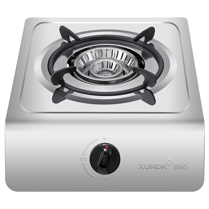 迅达T1猛火燃气灶煤气灶单灶家用不锈钢灶大火力台式天然气炉灶灶台灶具官方旗舰店(天然气)