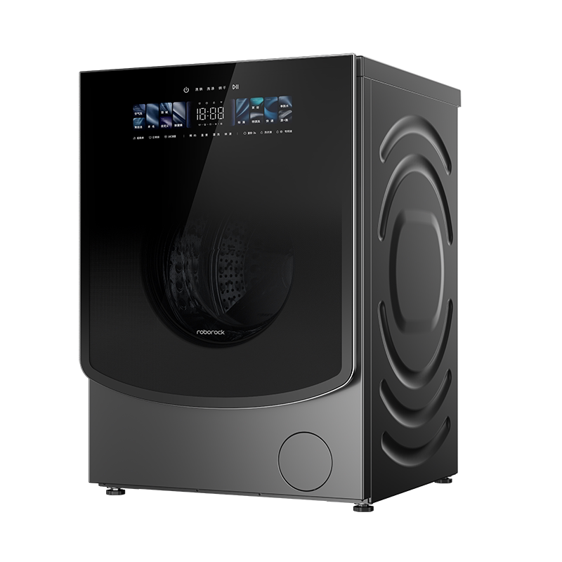 石头分子筛洗烘一体机Z1 家用12公斤大容量全自动滚筒洗衣机洗烘一体洗衣机 全自动智能投放 黑曜石