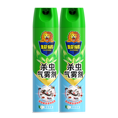 超威杀虫气雾剂茉莉花香600ml*2瓶驱杀多种害虫