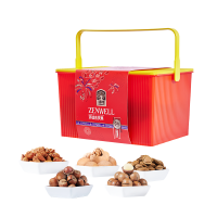 臻味-1900g环球吉庆果坚果礼盒5种坚果5种果干内配丰富性价比高