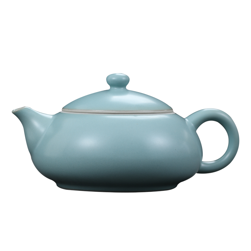 MULTIPOTENT汝窑茶壶陶瓷功夫茶具泡茶壶单壶 富贵壶160ML 精美伴手礼盒套装
