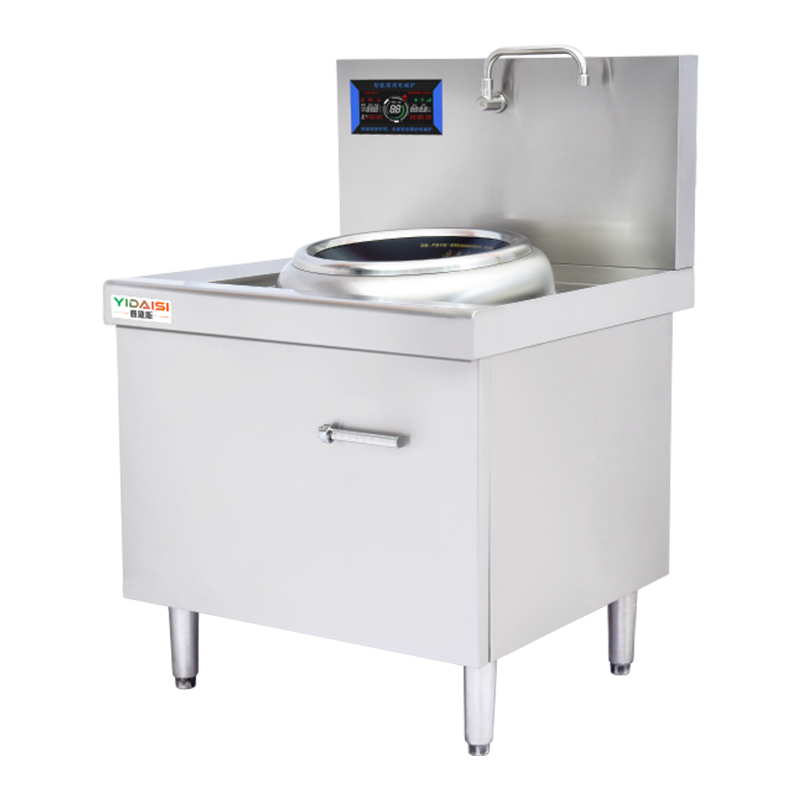意黛斯(YIDAISI)大锅灶商用食堂厨房大功率电磁小炒炉炒菜灶电磁灶YDSG-15XC-40单头无尾小炒灶炒炉
