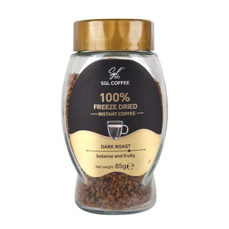 SGL Coffee冻干速溶黑咖啡85g原装进口无添加蔗糖提神冷热即溶