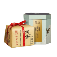 狮峰牌绿茶西湖龙井茶叶明前精品纸包甘字礼盒春茶250g