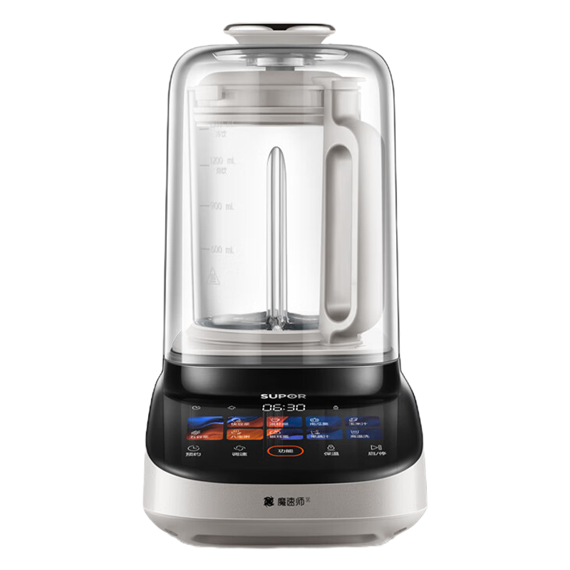 苏泊尔(SUPOR)破壁料理机家用免煮豆浆机1.5L大容量自清洁多重降噪变频细腻免滤早餐机辅食机 SP506S