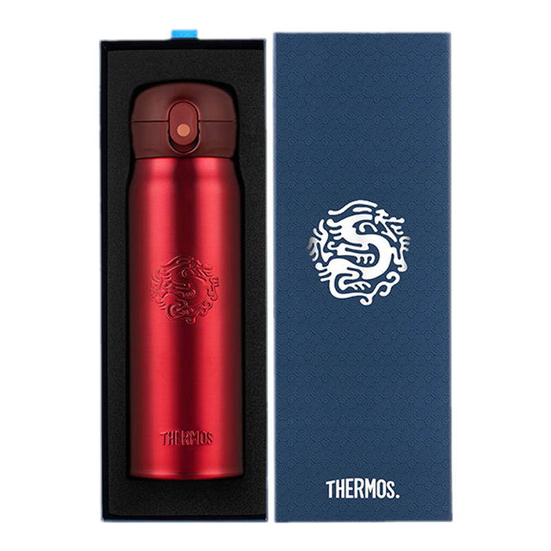 膳魔师316L不锈钢保温杯带茶滤茶水分离商务办公礼品福睿龙杯礼盒水杯TCMC-552