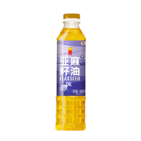 悦润纯亚麻籽油非转基因一级压榨无苦味400ml