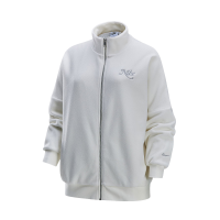 NIKE耐克女子卫衣半高领摇粒绒保暖宽松拉链运动外套HQ7977-133