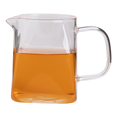 佳德美玻璃四方公道杯防烫加厚耐热分茶器家用茶海茶具配件