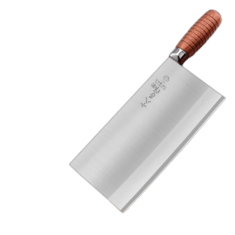 十八子作菜刀家用正品商用厨师专用斩切两用刀切片砍骨不锈钢桑刀7163