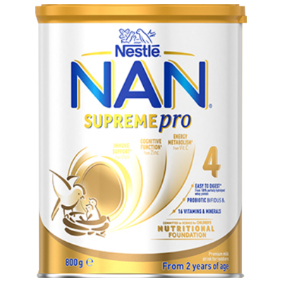 26年效期-保税-雀巢(Nestle)NAN超级能恩金装HA适度水解婴幼儿奶粉4段800g/罐装澳洲进口特殊配方奶粉