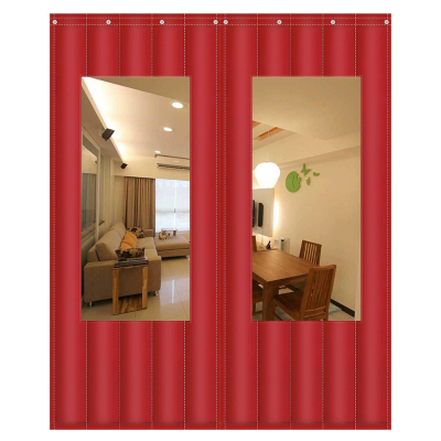 格具(GEJU)定制3层加厚冬棉门帘加厚挡风 300*120cm默认无窗 颜色默认绿色 定制其他联系客户经理