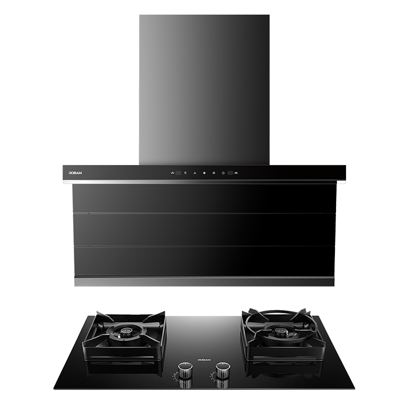 老板(ROBAM)烟灶套餐 25m³顶侧双吸小黑翼 烟灶套装 烟机灶具 27A13-D1+37B7X(天然气)