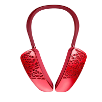 cleer HALO 蓝牙电脑音响颈挂式定向传音户外骑行防水挂脖智能音箱 [12H续航+震撼音效]波尔多红￼￼