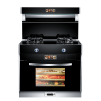 欧诚L05集成灶家用一体灶高清双彩屏蒸烤箱一体机厨房侧吸下排式抽油烟机燃气灶套装自动清洗