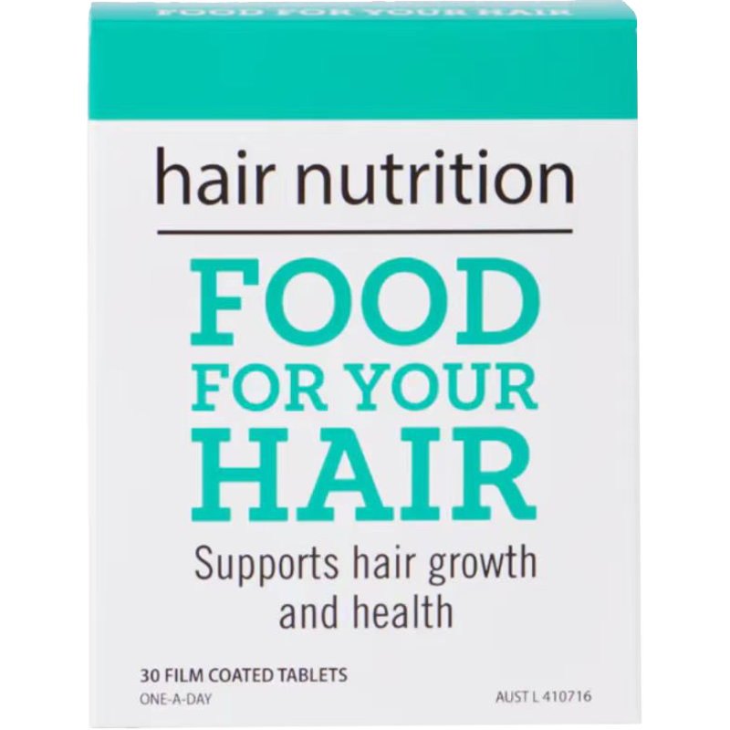HAIR NUTRITION FOOD FOR YOUR HAIR 男性女性通用头发营养片 30片 脱头发生发养发 澳洲