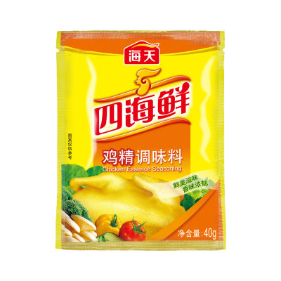 海天四海鲜鸡精调味料40g*2袋 家用小包装调味品厨房炒菜调味提鲜