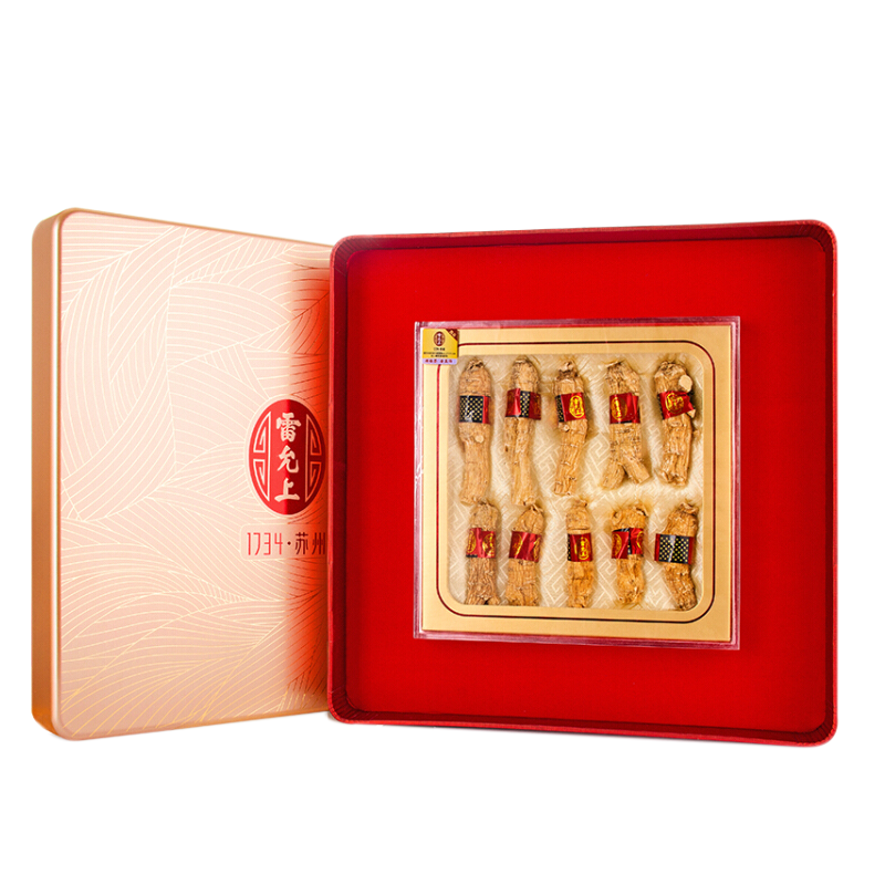 雷允上西洋参10g短枝礼盒装补气养阴清热生津100g