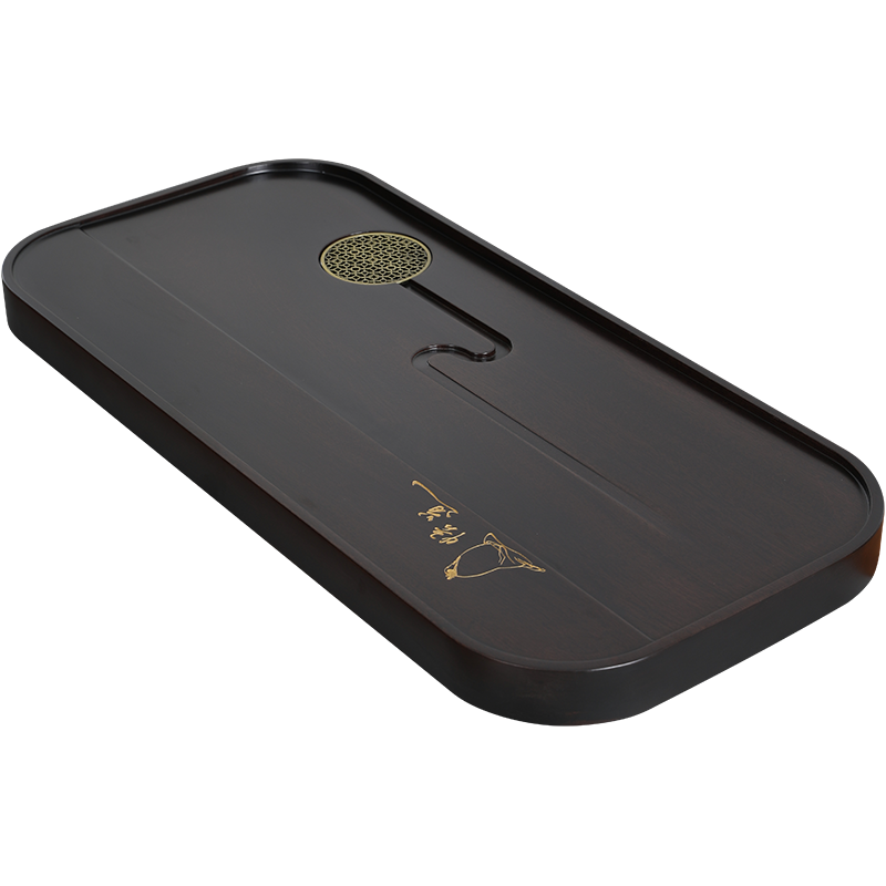 MULTIPOTENT花梨实木高品质茶盘茶托办公茶盘功夫茶排水实木泡茶台茶托80*40