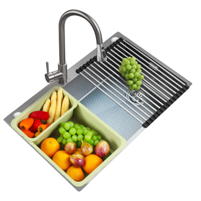 欧琳食物垃圾处理器KDS610家用厨房湿垃圾无线开关自动水槽厨余粉碎机