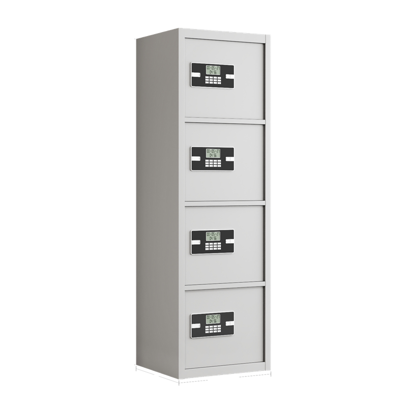 德尚伟业钢制保密柜文件柜多门多格存放柜资料柜铁皮柜密码钥匙锁四门柜