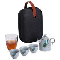 苏氏陶瓷 SUSHI CERAMICS 旅行功夫茶具芭蕉快客杯便携装