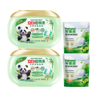 [共90颗]立白植物源洗碗凝珠390g*2盒食品用温和配方祛味除臭除菌去重油顽渍