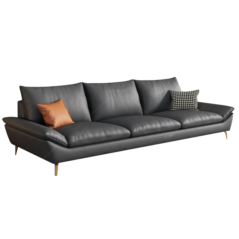 极简轻奢科技布艺客厅沙发小户型北欧现代简约免洗三人组合网红款621