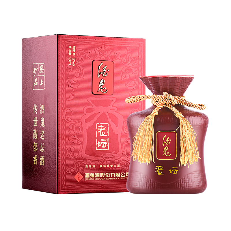 [官方旗舰店]酒鬼酒 老坛T6礼盒装 馥郁香型白酒 52度500ml*6瓶 整箱装