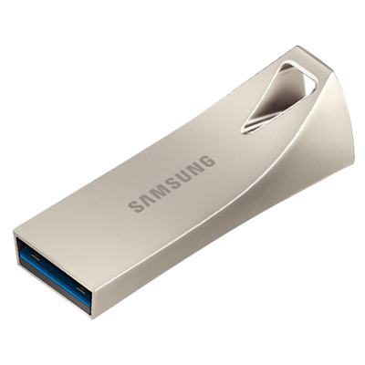 三星(SAMSUNG)64GB USB3.1 U盘 BAR 学习办公两用 金属高速优盘 小巧精致车载U盘 读速300MB