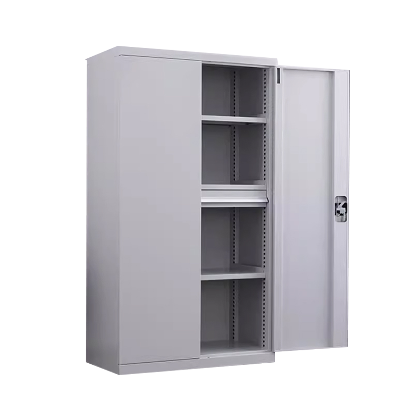 正斌重型工具柜车间用加厚物件工具储物柜工厂铁皮柜汽修厂零件收纳柜白色四层一抽