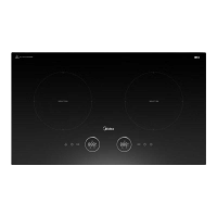 美的(Midea)电磁炉家用大功率3500W台式嵌入式两用 智能触控滑控 双头灶 全息显示旋钮MC-DZ35CC12Z