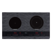 美的(Midea)双灶电磁炉嵌入式家用大功率大火力炒菜台嵌两用定时安全防水防刮耐高温易清洁一电一陶 MC-ZHC3507