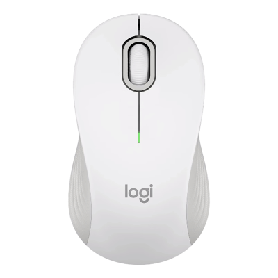 罗技(Logitech)M550无线蓝牙鼠标 办公蓝牙鼠标人体工学双模鼠标大小手可选男女通用 白色