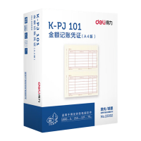 得力22002KPJ101金额记账凭证(2包/箱)