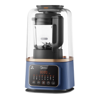 美的(Midea) 破壁机家用1.2L豆浆机低音安睡智能WIFI辅食机隔音罩降噪料理机榨汁机 MJ-BL80S01