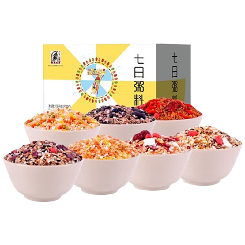 塞翁福七日营养粥早餐粥原料小包装粗粮粥八宝粥料七日粥料礼盒1050g