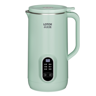 LOTOR破壁机小型家用豆浆机全自动免煮免洗免滤降噪果汁榨汁机五谷杂粮早餐机辅食机BB-1001绿色